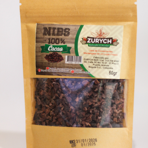Nibs de Cacao 60 gramos 
